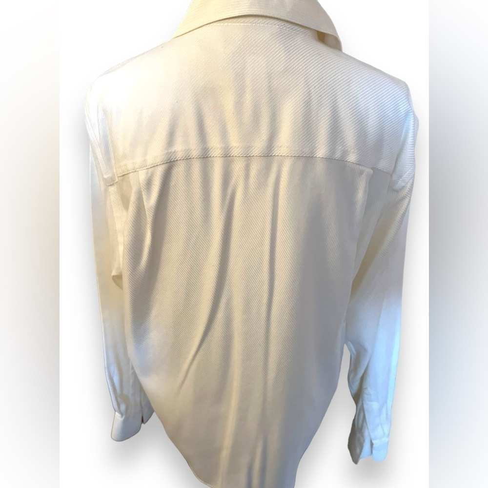 Talbots wrinkle resistant white shirt, 14. - Picture 2 of 9